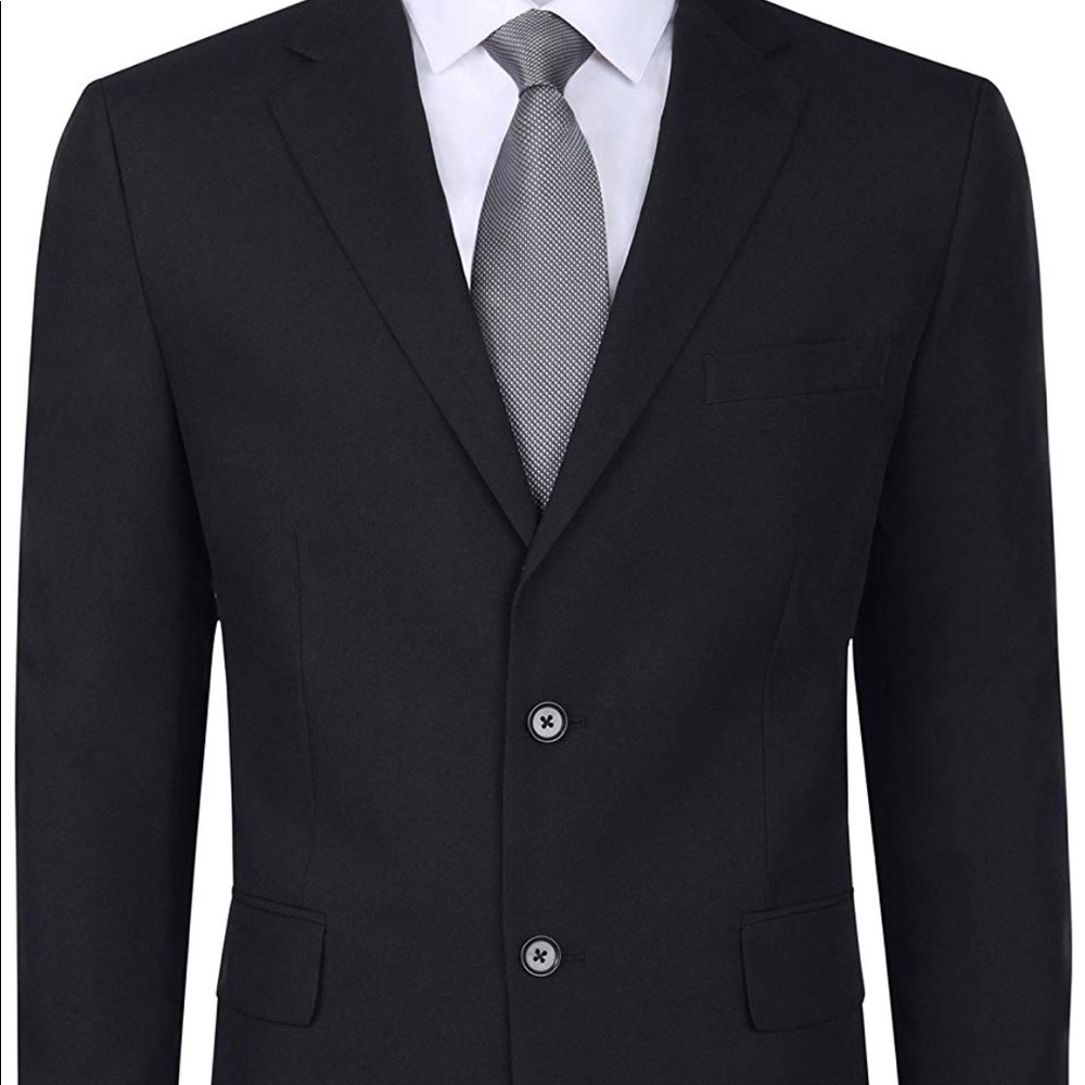 Men’s black suit
